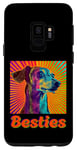 Coque pour Galaxy S9 Besses Dog Best Friend Puppy Love