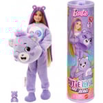 Barbie Cutie Reveal Care Bears docka, lila