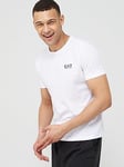 EA7 Emporio Armani Core ID Logo T-Shirt - White, White, Size 3Xl, Men