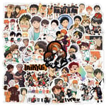 102pcs Japanese Anime Stickers Volleyball Laptop Skateboard Lugg One Size