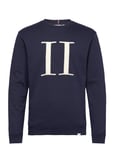Les Deux Encore Bouclé Sweatshirt Marinblå