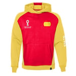 Official FIFA World Cup 2022 Overhead Hoodie, Youth, Spain, Age 13-15 Red/Yellow