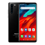 Blackview A80 Pro Mobile Phone,Smartphone Quad Rear Camera Dual SIM Free Android Phones with 4680mAh Big Battery, 6.49 inches Waterdrop Full-Screen, 4GB RAM+64G ROM, Fingerprint, Face ID - Black
