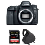Canon EOS 6D Mark II Nu + SanDisk 256GB Extreme PRO UHS-I SDXC 170 MB/s + Sac | Garantie 2 ans