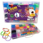 3 pack -Loom band startkit på 4200 delar -  Gör dina egna armband!