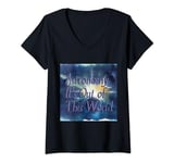 Womens Astronomy It's Out of This World,Vast universe,star V-Neck T-Shirt