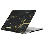 Skal för Macbook Pro 13.3-tum - Marmor svart & guld