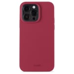 Holdit iPhone 14 Pro Max Soft Touch Silikon Deksel - Red Velvet