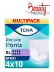 TENA Pants Maxi - Extra Large - Case - 4 Packs of 10 - 40 Incontinence Pants