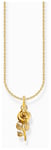 Thomas Sabo KE2269-413-39-L45V Rose Pendant Gold-Plated Jewellery