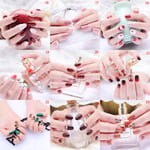 24 Pcs/set Fake Nails Art Tips Acrylic Nail False Full Cover Ma Xn-025