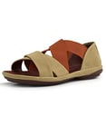 Camper Femme Right Nina TWS Twins-K201367 Sandales X-Strap, Multicolore, 37 EU