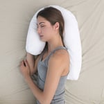 Ergonomisk kudde i u-form - säkerställer bättre sömn
