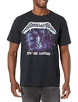 Metallica Unisex's Ride The Lightning T-Shirt, Black, S