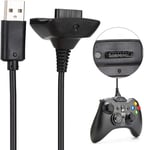 C&acirc;Ble De Charge 2 En De ,5 M Pour La Charge Rapide De La Manette Xbox 360 (Noir)