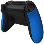 eXtremeRate Blue Soft Touch Grip Back Panels, Comfortable Non-Slip Side Rails Handles, Game Improvement Replacement Parts for Xbox Series X & Xbox Series S Controller - Controller NOT Included