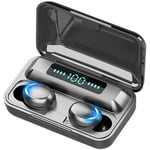 Wireless Headphones - True Wireless Earbuds with Portable Charging Case, Bluetooth Headphones with HD HiFi Stereo, Touch Control, Built-in Mic, IP7 Waterproof Wireless Earphones for iPhone/Android