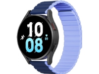 Universal magnetarmband Samsung Galaxy Watch 3 45mm / S3 / Huawei Watch Ultimate / GT3 SE 46mm Dux Ducis Armband (22mm LD Version) - blå
