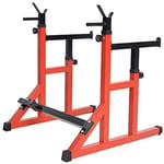WNN-URG Trolley Barbell Squat Rack, Bench Press Men's Fitness Barbell, Multifunctional Rack, Adjustable Bracket, Home Gym, Indoor Strength Training Rack URG