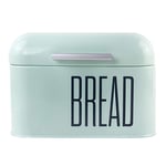 Fenteer Bread Box Bin Storage Containers for Home, Coffee Shop or Bakery,Carbon Steel with Powder Coating - Blue