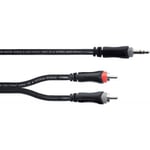 CBLE Y BRETELLE MINI-JACK STRO / 2 RCA 1,5 M