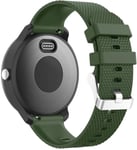 Abasic compatible with Garmin Vivoactive 4 (45MM) / Legacy Saga Darth Vader (45MM) / Legacy Hero First Avenger (45MM) Watch Strap, Premium Soft Silicone Watch Band Replacement Wristbands (22mm, Army Green)