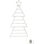 Juldekoration Silhouette Folde Julgran | 90cm | silver [Star Trading]