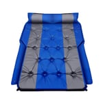 Car Inflatable Sleeping Pad Camping Mat for 1-3 People with Pillow, Portable Waterproof Foldable Blow-up Mat Sleeping Bed Air Mattress Self-inflating Cushion for Outdoor Travel Family Vacation 71'' LO
