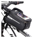 RZAHUAHU waterproof bicycle bike tube bag with touch screen for 6.5-inch for Smartphone