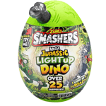 Zuru Smashers Mega Jurassic Light Up Dino Egg With 26 Surprises & Toys Inside