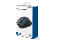 Deltaco Ms-461 - Mus - Optisk - 2 Knappar - Trådlös - Trådlös Usb-Mottagare - Svart/Grå