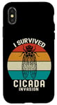 iPhone X/XS Survived Cicada Invasion Insect Bug Infestation Cicadas Case