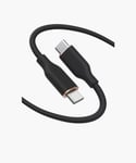 USB C to USB C Fast Charge Cable 1m Data Sync Usb Lead For iphone & ipad - Black