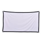 Portable Foldable Projector Screen 16:9 Hd Outdoor Home Cinema T White 60inch