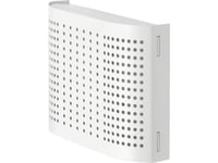 Lindab Väggventil Shh 100 (Ral 9003) För Tilluft, Passar I Ø100 Mm Kanal. Lackerad Galvaniserad Plåt, Vit Ral 9010.