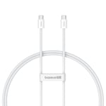 Baseus USB-C till USB-C kabel Superior 30W 480Mb/s kabel 2m - Vit