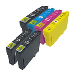 Compatible Multipack Epson WorkForce WF-2860DWF Printer Ink Cartridges (6 Pack) -T02W14010