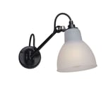 DCW - 104 Bathroom Vegglampe Svart/Polycarbonat Lampe Gras