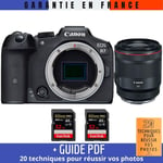 Canon EOS R7 + RF 50mm F1.2 L USM + 2 SanDisk 32GB Extreme PRO UHS-II SDXC 300 MB/s + Guide PDF ""20 techniques pour r?ussir vos photos