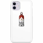 Apple Iphone 11 Soft Case (vit) Smoke And Spray