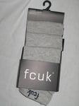 BNWT - FRENCH CONNECTION FCUK   Mens Trainer Socks  -  3 Pairs  Grey  7 - 11