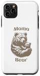 Coque pour iPhone 11 Pro Max Maman Ours et Petit Amour Embrasser la faune Nature