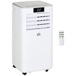 10000 BTU Mobile Air Conditioner Indoor Portable AC Unit w/ RC, White