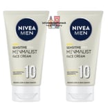 2 x Nivea Men SENSITIVE Pro Menmalist Face Cream 75ml