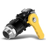 Réservoir d'eau IBC 1000l, 60mm/2 pouces, accessoires de Valve de baril, adaptateur de fil épais de 2 pouces à fil fin de 2 pouces, bidirectionnel