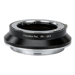 Fotodiox Pro Lens Mount Adapter, Pentax K Mount (PK) SLR Lens to Fujifilm G-Mount GFX Mirrorless Digital Camera Systems (such as GFX 50S and more)