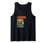 Vintage 15 Year Old Legend Since June 2009 15th Birthday Tank Top