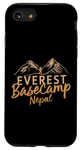 Coque pour iPhone SE (2020) / 7 / 8 Everest Basecamp Népal Mountain Lover Hiker Saying Everest