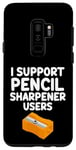 Coque pour Galaxy S9+ I Support Taille-crayon Manuel Rotatif Utilisateurs Graphite