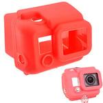 XIAODUAN-Apply to- - ST-41 Silicone Protective Case for GoPro HERO3(Green) (Color : Red)